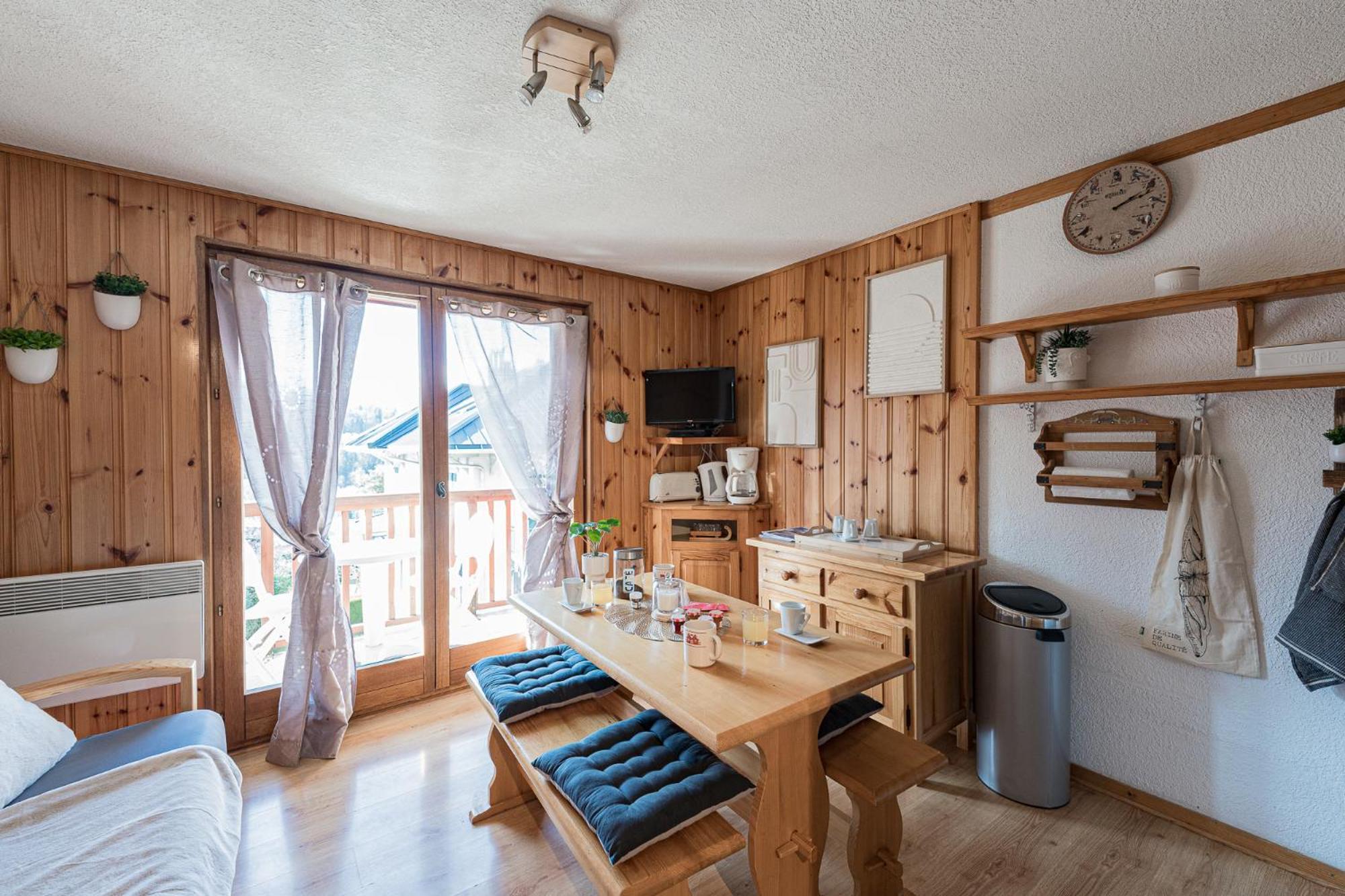 Ski Ou Thermes? Un Appt Cabine Avec Vue Magnifique Сен-Жерве-Ле-Бэн Экстерьер фото
