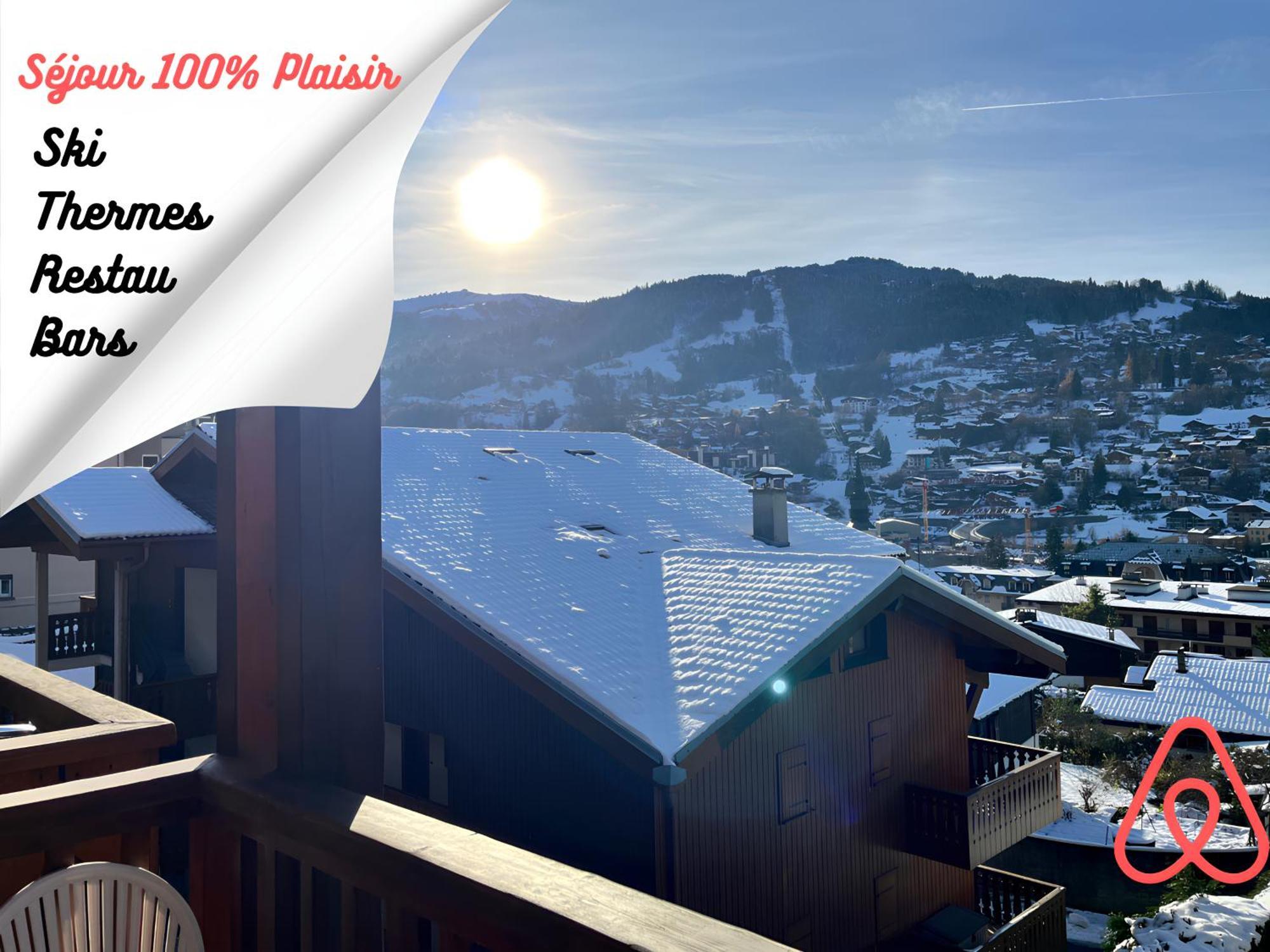 Ski Ou Thermes? Un Appt Cabine Avec Vue Magnifique Сен-Жерве-Ле-Бэн Экстерьер фото